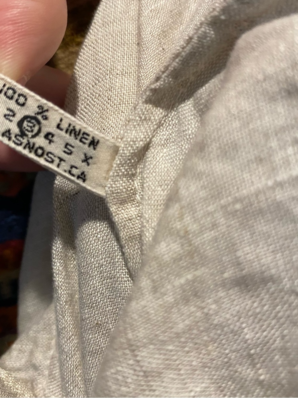 Glasnost Canada Palazzo Jump - Natural Linen - Picture 3 of 8